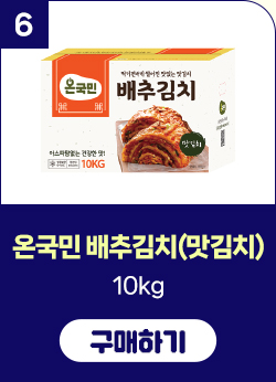 온국민 맛김치 10kg